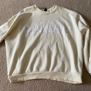 Oversized sweatshirt